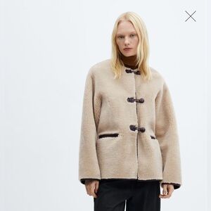 Fur-Effect Mango Coat sz Small